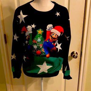 Super Mario ugly Christmas sweater